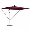 vidaXL Ομπρέλα Cantilever Banana Μπορντό 294 x 200 x 254 εκ.