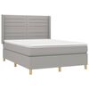 vidaXL &Kappa;&rho;&epsilon;&beta;ά&tau;&iota; Boxspring &mu;&epsilon; &Sigma;&tau;&rho;ώ&mu;&alpha; &Alpha;&nu;&omicron;&iota;&chi;&tau;ό &Gamma;&kappa;&rho;&iota; 140x190 &epsilon;&kappa;. &Upsilon;&phi;&alpha;&sigma;&mu;ά&tau;&iota;&nu;&omicron;