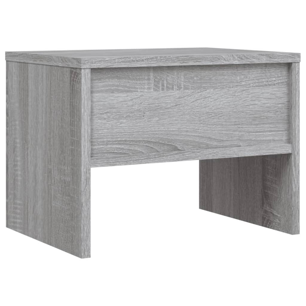 vidaXL Κομοδίνο Γκρι Sonoma 40x30x30 εκ. από Επεξεργασμένο Ξύλο