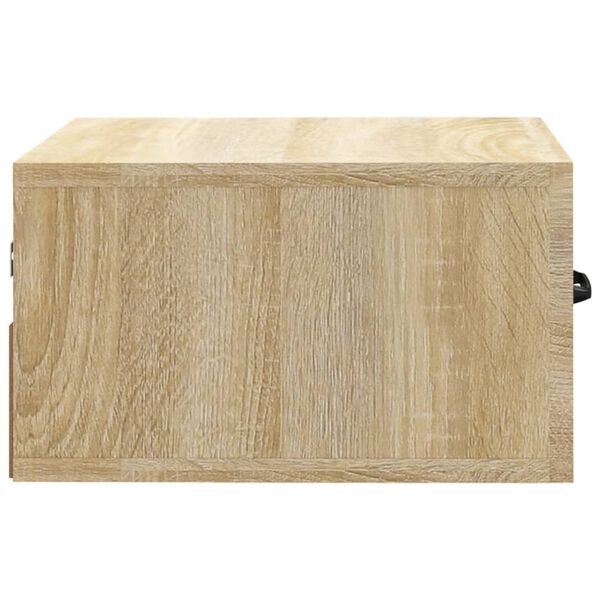 vidaXL Κομοδίνα Επιτοίχια 2 τεμ. Sonoma Δρυς 35 x 35 x 20 εκ.