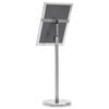 vidaXL Βάσεις Αφισών 2 pcs Ασημί 32.5x 24 x 78 εκ Κράμα Αλουμινίου