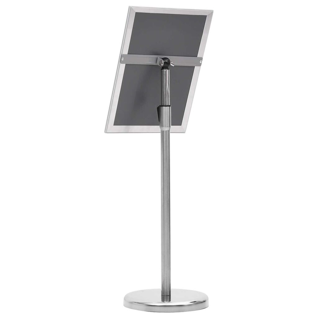 vidaXL Βάσεις Αφισών 2 pcs Ασημί 32.5x 24 x 78 εκ Κράμα Αλουμινίου