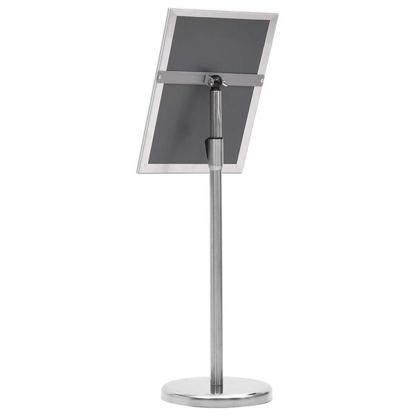 vidaXL Βάσεις Αφισών 2 pcs Ασημί 32.5x 24 x 78 εκ Κράμα Αλουμινίου