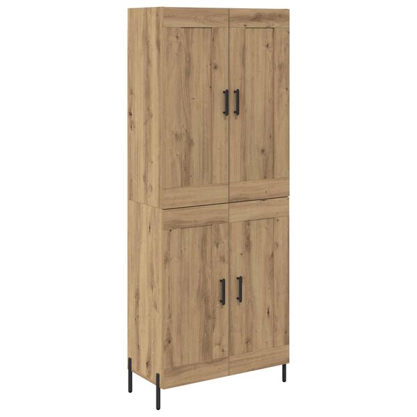 vidaXL Highboard 2 pcs Artisan Oak &Epsilon;&pi;&epsilon;&xi;&epsilon;&rho;&gamma;&alpha;&sigma;&mu;έ&nu;&omicron; &xi;ύ&lambda;&omicron;