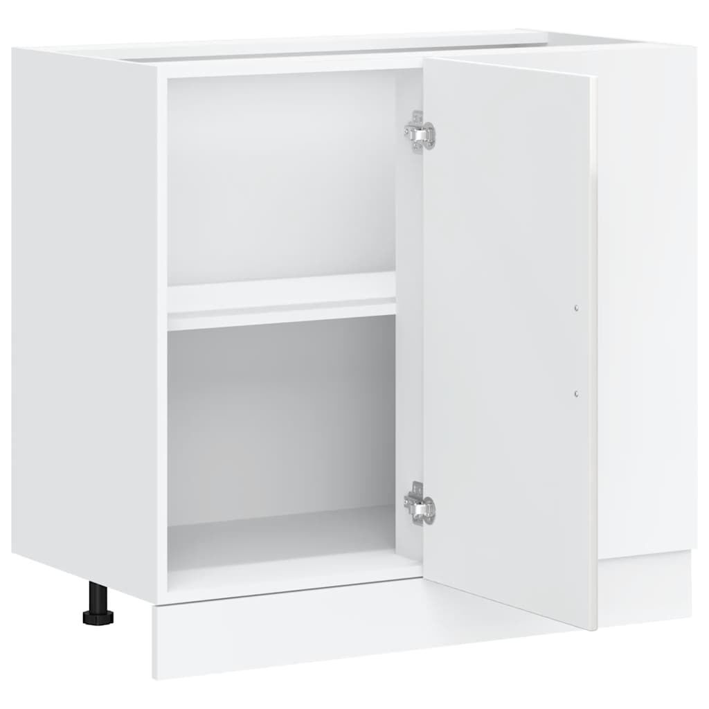 vidaXL Κάτω ντουλάπι κουζίνας "Lucca" High Gloss White
