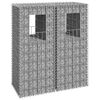 vidaXL Συρματοκιβώτια Στύλοι 2 τεμ. 40 x 40 x 100 εκ. Σιδερένιοι