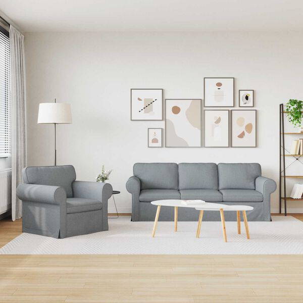 vidaXL &Kappa;&alpha;&nu;&alpha;&pi;έ&sigmaf; 2 pcs &Alpha;&nu;&omicron;&iota;&chi;&tau;ό &gamma;&kappa;&rho;&iota; 215 x 82 x 80 &epsilon;&kappa; ύ&phi;&alpha;&sigma;&mu;&alpha;