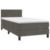 vidaXL &Kappa;&rho;&epsilon;&beta;ά&tau;&iota; Boxspring &mu;&epsilon; &Sigma;&tau;&rho;ώ&mu;&alpha; &Sigma;&kappa;&omicron;ύ&rho;&omicron; &Gamma;&kappa;&rho;&iota; 90x190 &epsilon;&kappa;. &Beta;&epsilon;&lambda;&omicron;ύ&delta;&iota;&nu;&omicron;