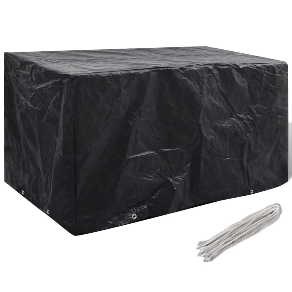 vidaXL Κάλυμμα Επίπλων Κήπου με 8 Κρίκους 180 x 70 x 90 εκ.