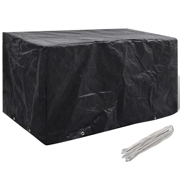vidaXL Κάλυμμα Επίπλων Κήπου με 8 Κρίκους 180 x 70 x 90 εκ.