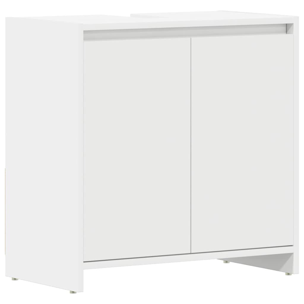 vidaXL Ντουλάπι Νιπτήρα Λευκό 60 x 33 x 61 εκ. από Επεξ. Ξύλο