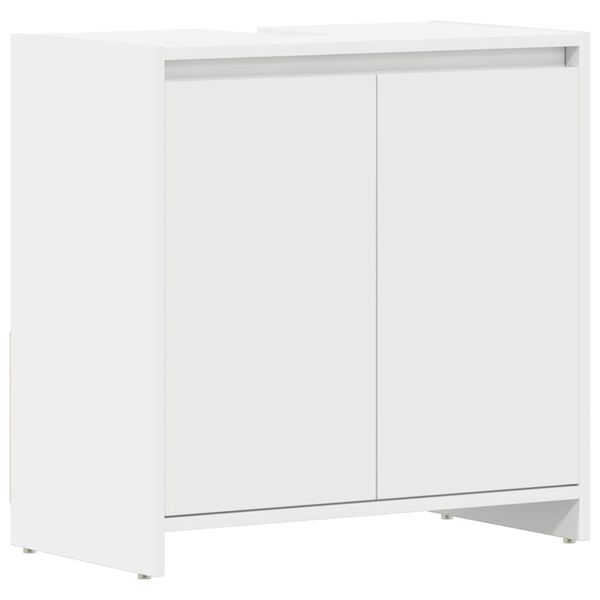 vidaXL Ντουλάπι Νιπτήρα Λευκό 60 x 33 x 61 εκ. από Επεξ. Ξύλο