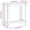 vidaXL Τραπέζι Μπαρ Sonoma Δρυς 102x50x103,5εκ. Επεξεργ. Ξύλο