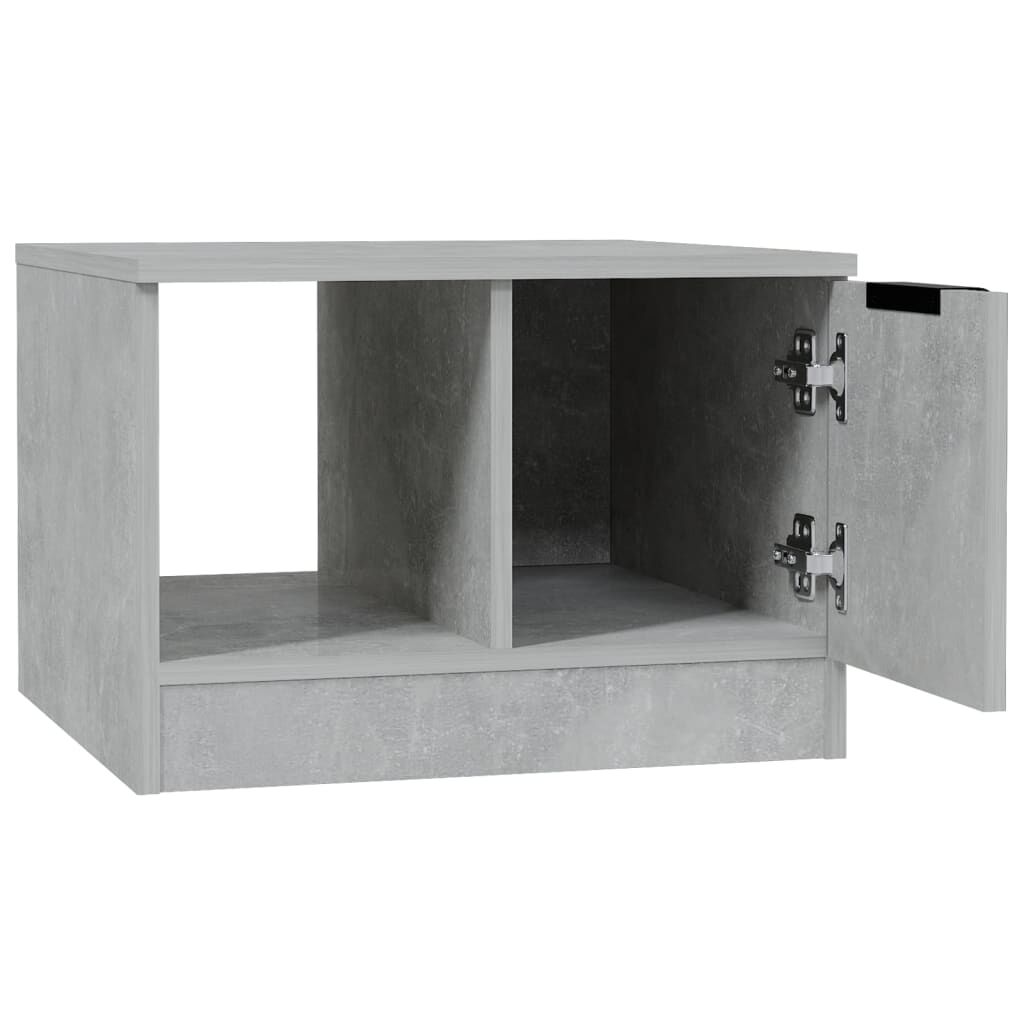vidaXL Τραπεζάκι Σαλονιού Γκρι Σκυρ. 50x50x36 εκ. Επεξεργασμένο Ξύλο