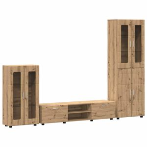 vidaXL &Sigma;&epsilon;&tau; &epsilon;&pi;ί&pi;&lambda;&omicron;&upsilon; &tau;&eta;&lambda;&epsilon;ό&rho;&alpha;&sigma;&eta;&sigmaf; FLORIN 3 pcs Artisan Oak