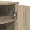 vidaXL Παπουτσοθήκες 2 τεμ. Sonoma Δρυς 32x35x70 εκ. από Μοριοσανίδα