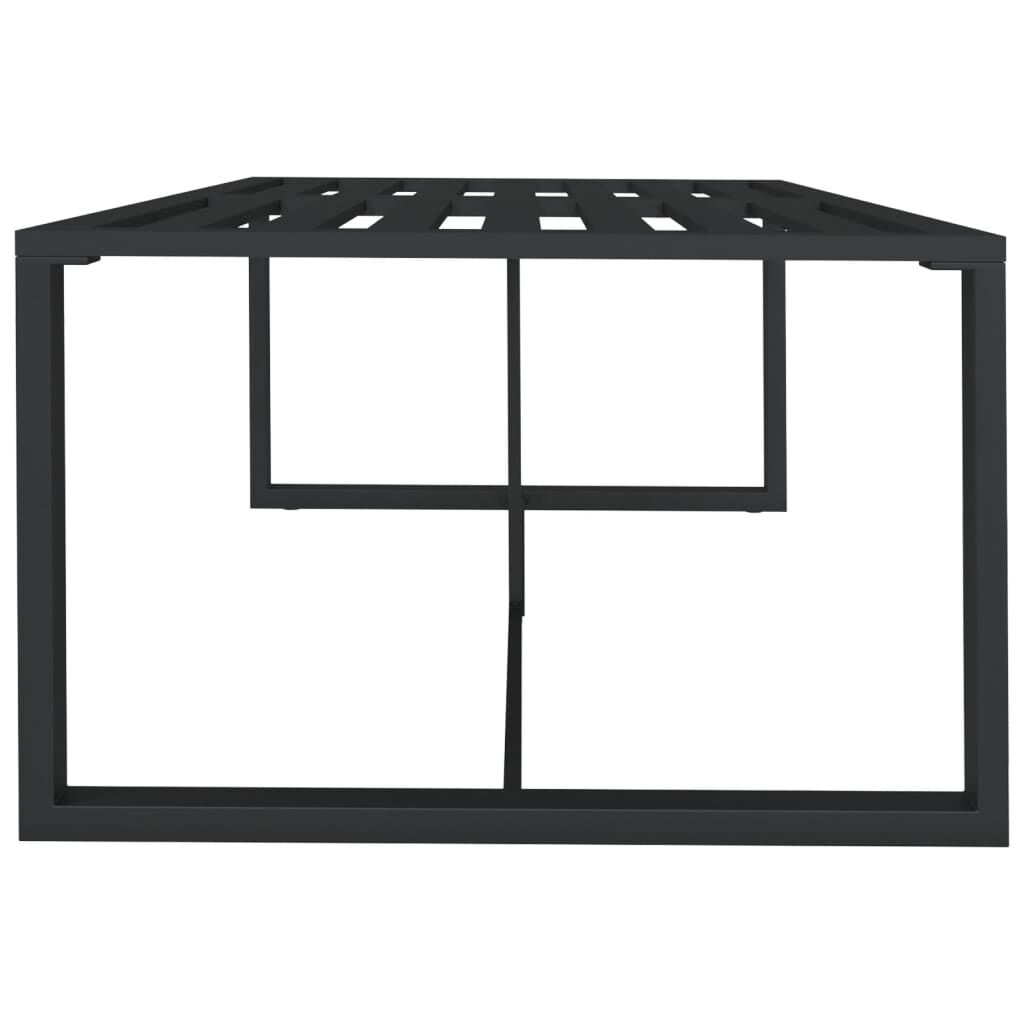vidaXL Τραπεζαρία Εξωτερικού Χώρου Ανθρακί 120x60x66 εκ. από Αλουμίνιο