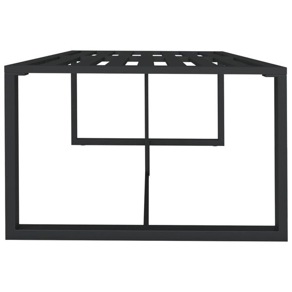 vidaXL Τραπεζαρία Εξωτερικού Χώρου Ανθρακί 120x60x66 εκ. από Αλουμίνιο