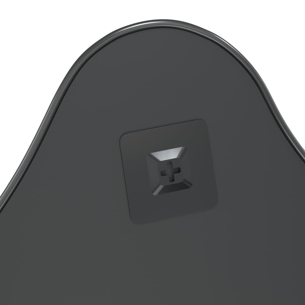vidaXL Καθρέφτης Τοίχου Μαύρος 60x50 εκ.