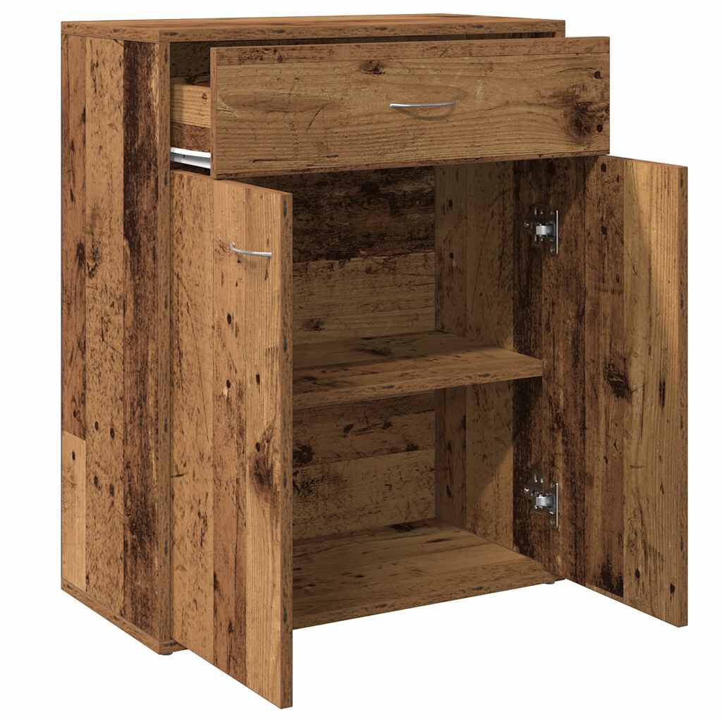 vidaXL Sideboard Παλιό ξύλο 60x30x75 cm Ξύλο μηχανής