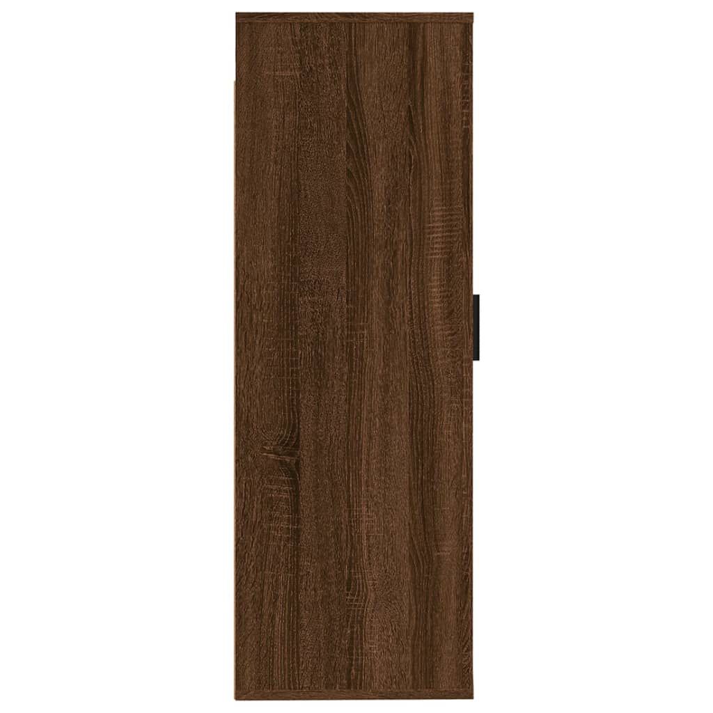 vidaXL Έπιπλο Τηλεόρασης Επιτοίχιο Καφέ Δρυς 40x34,5x100 εκ.