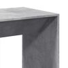 vidaXL Τραπέζι Μπαρ Γκρι Σκυροδέματος 51x50x103,5 εκ. Επεξ. Ξύλο