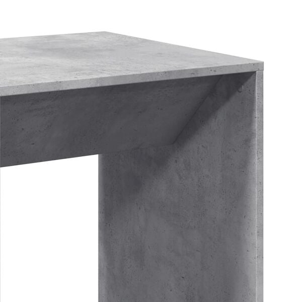vidaXL Τραπέζι Μπαρ Γκρι Σκυροδέματος 51x50x103,5 εκ. Επεξ. Ξύλο