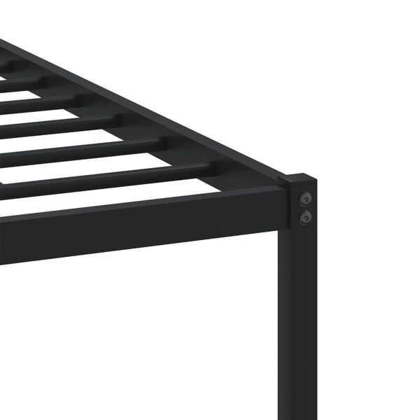 vidaXL Σκελετός Κρεβ. Χωρίς Στρώμα Sonoma Δρυς 180x200 εκ. Μεταλλικό