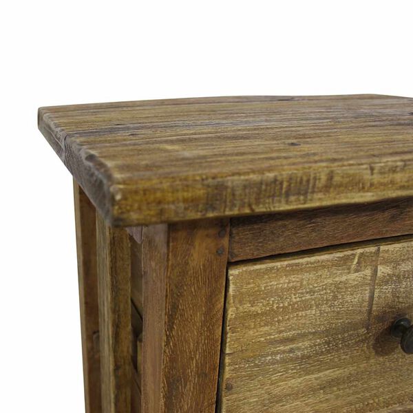 vidaXL Κομοδίνο 40 x 30 x 51 εκ. από Μασίφ Ξύλο Μαόνι