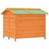 vidaXL Σπίτι Σκύλου Καφέ 96 x 87 x 80,5 εκ. από Μασίφ Ξύλο Πεύκου