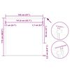 vidaXL Roller Blind Blackout &Mu;&alpha;ύ&rho;&omicron; 145x175 cm &Pi;&lambda;ά&tau;&omicron;&sigmaf; &upsilon;&phi;ά&sigma;&mu;&alpha;&tau;&omicron;&sigmaf; 141,6cm