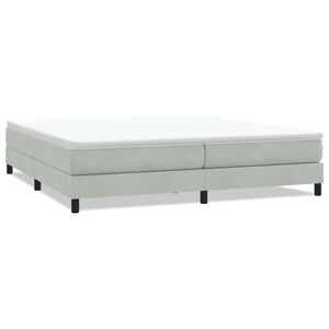 vidaXL Box Spring &Kappa;&rho;&epsilon;&beta;ά&tau;&iota; &chi;&omega;&rho;ί&sigmaf; &sigma;&tau;&rho;ώ&mu;&alpha; 200x220 cm &Beta;&epsilon;&lambda;&omicron;ύ&delta;&iota;&nu;&omicron;