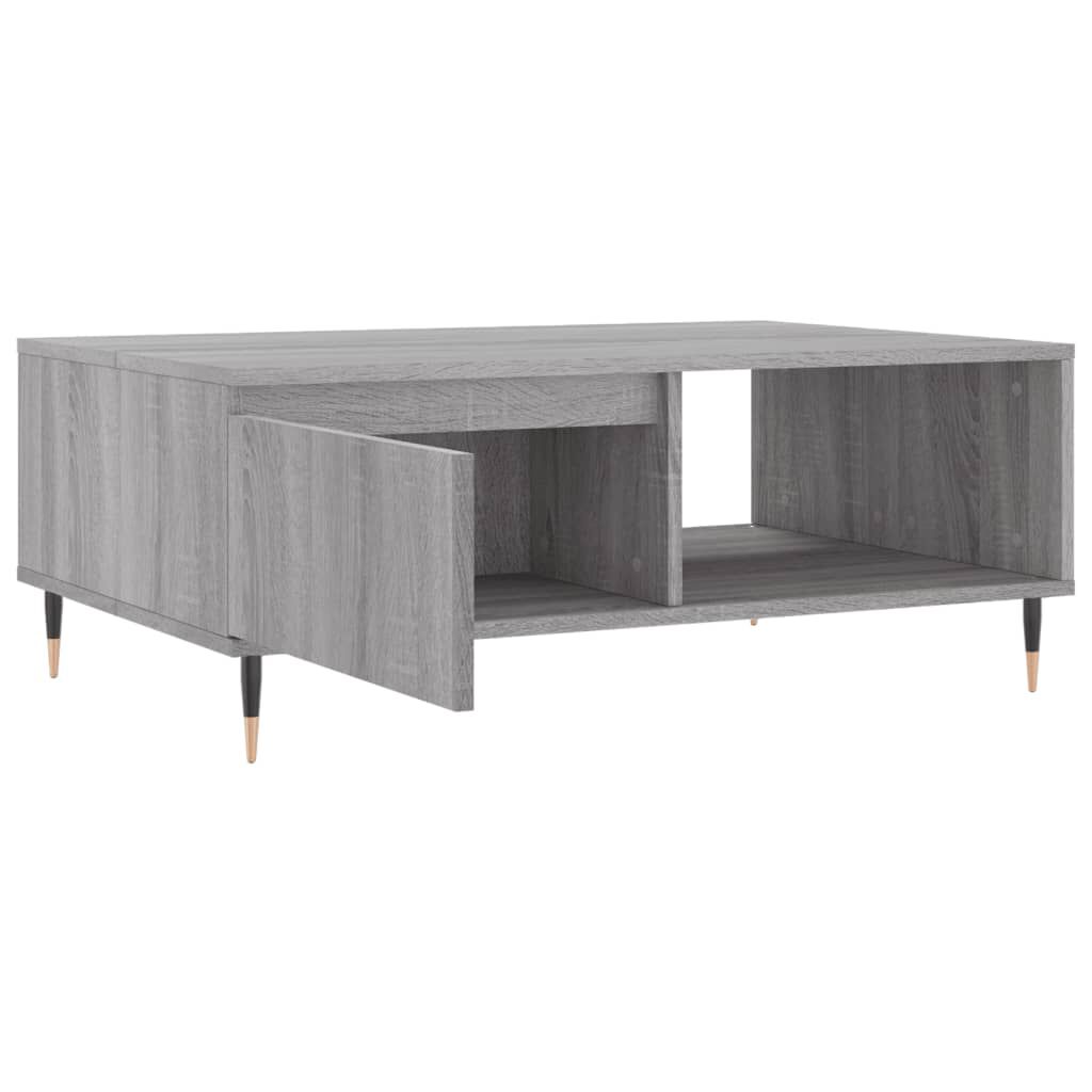vidaXL Τραπεζάκι Σαλονιού Γκρι Sonoma 90x60x35 εκ. Επεξεργασμένο Ξύλο