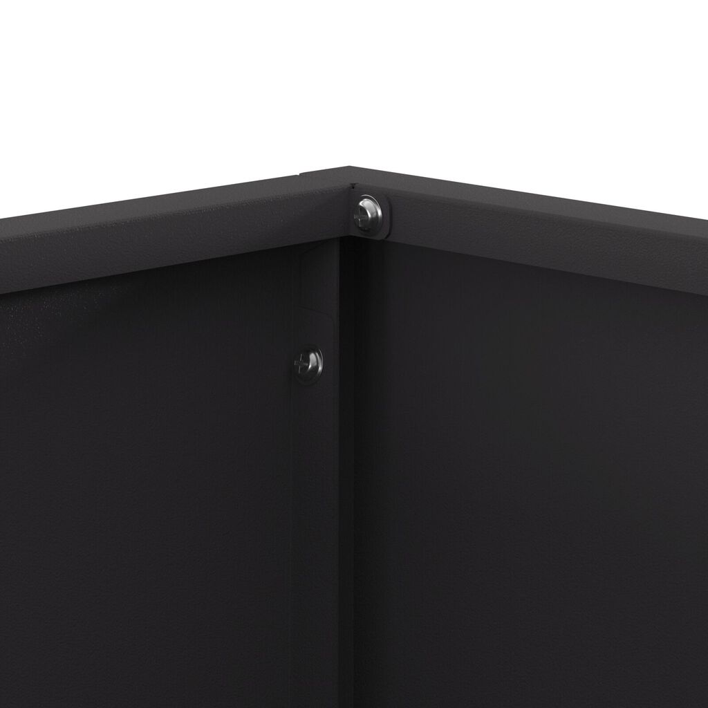 vidaXL Σχάρα Φωτιάς Τετράγωνη Μαύρη 40x40x30 εκ Ατσάλι