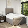 vidaXL &Kappa;&rho;&epsilon;&beta;ά&tau;&iota; Boxspring &mu;&epsilon; &Sigma;&tau;&rho;ώ&mu;&alpha; Taupe 120x200 &epsilon;&kappa;. &Upsilon;&phi;&alpha;&sigma;&mu;ά&tau;&iota;&nu;&omicron;