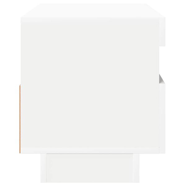 vidaXL Έπιπλο Τηλεόρασης με LED Λευκό 80 x 35 x 40 εκ.