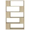 vidaXL Βιβλιοθήκη/Διαχωρ. Χώρου Sonoma Δρυς 100x24x155 εκ. Επεξ. Ξύλο