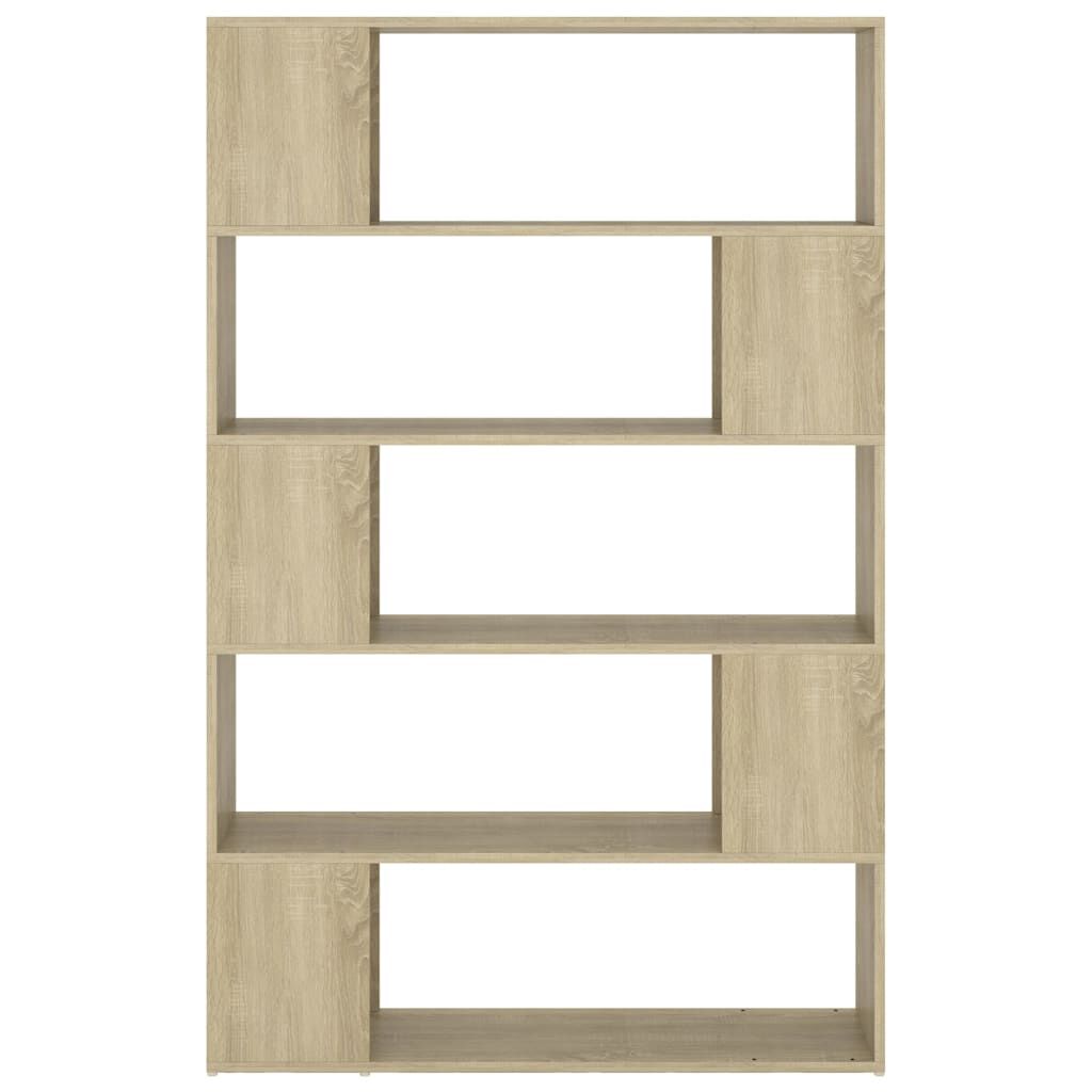vidaXL Βιβλιοθήκη/Διαχωρ. Χώρου Sonoma Δρυς 100x24x155 εκ. Επεξ. Ξύλο