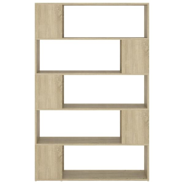 vidaXL Βιβλιοθήκη/Διαχωρ. Χώρου Sonoma Δρυς 100x24x155 εκ. Επεξ. Ξύλο