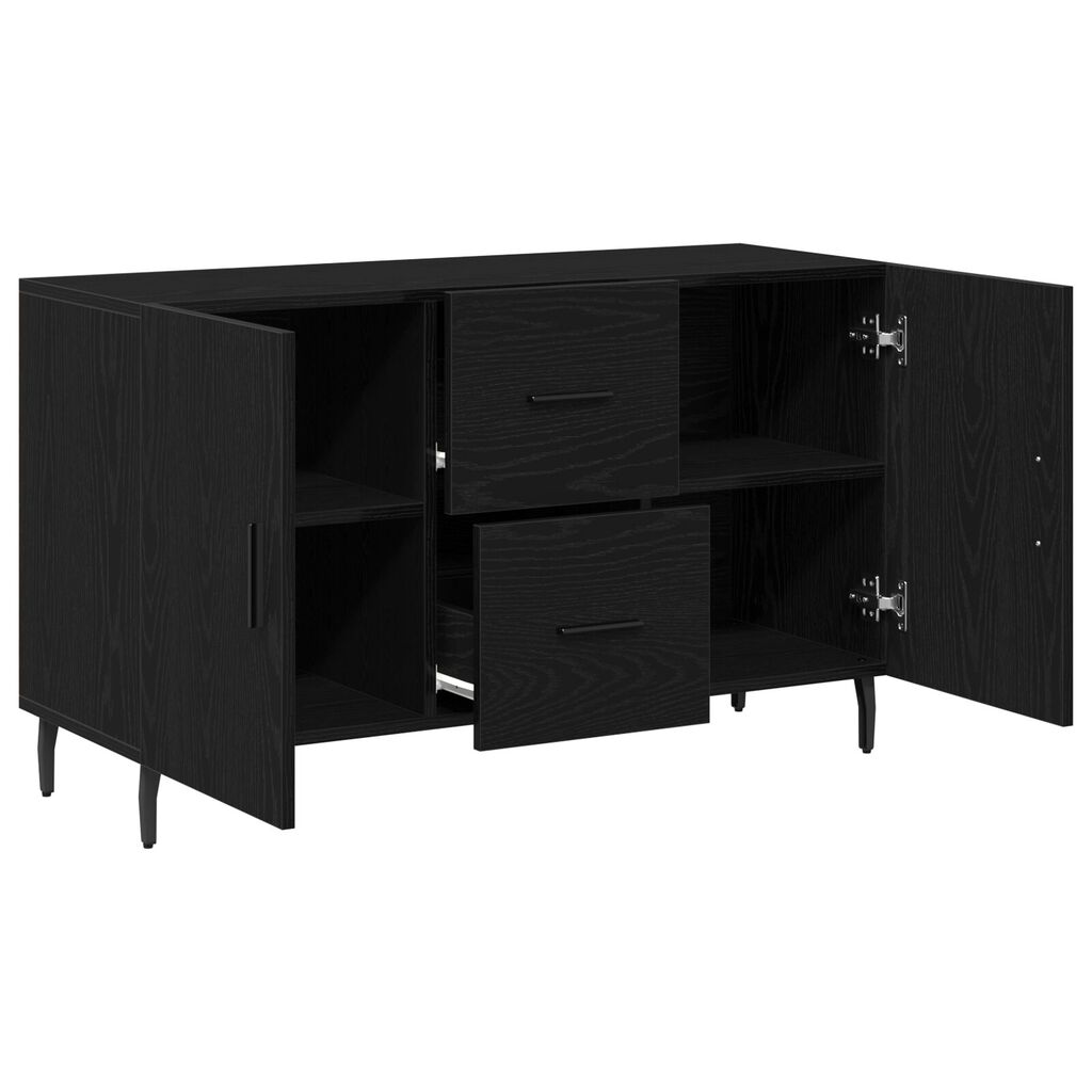 vidaXL Μπουφές Μαύρος Δρυς 100x36x60 εκ από Ξύλο