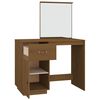 vidaXL Μπουντουάρ Καφέ μελί 95x50x134 εκ. Μασίφ Ξύλο Πεύκου