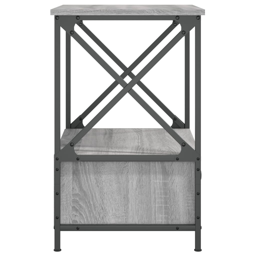 vidaXL Κομοδίνο Γκρι Sonoma 50 x 41 x 65 εκ. από Επεξεργασμένο Ξύλο