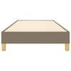 vidaXL Σκελετός Κρεβατιού με Ελατήρια Taupe 80x200 εκ. Υφασμάτινο