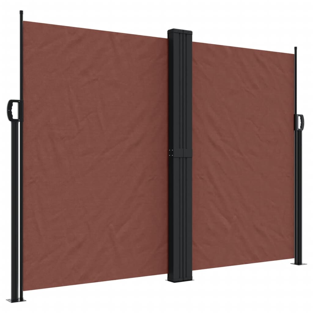 vidaXL Σκίαστρο Πλαϊνό Συρόμενο Καφέ 180 x 600 εκ.