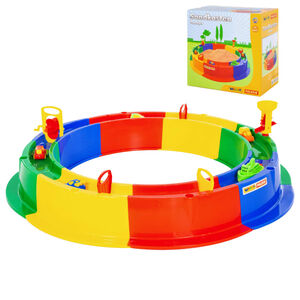 Polesie Wader Αμμοδόχος με Κανάλι Σετ 8 Τεμαχίων 136 εκ. Πολυπρ/νιο