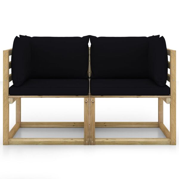 vidaXL &Kappa;&alpha;&nu;&alpha;&pi;έ&delta;&epsilon;&sigmaf; &Kappa;ή&pi;&omicron;&upsilon; &Gamma;&omega;&nu;&iota;&alpha;&kappa;&omicron;ί 2 &tau;&epsilon;&mu;. &Pi;&rho;ά&sigma;&iota;&nu;&omicron; &Xi;ύ&lambda;&omicron; &Pi;&epsilon;ύ&kappa;&omicron;&upsilon; & &Mu;&alpha;&xi;&iota;&lambda;ά&rho;&iota;&alpha;