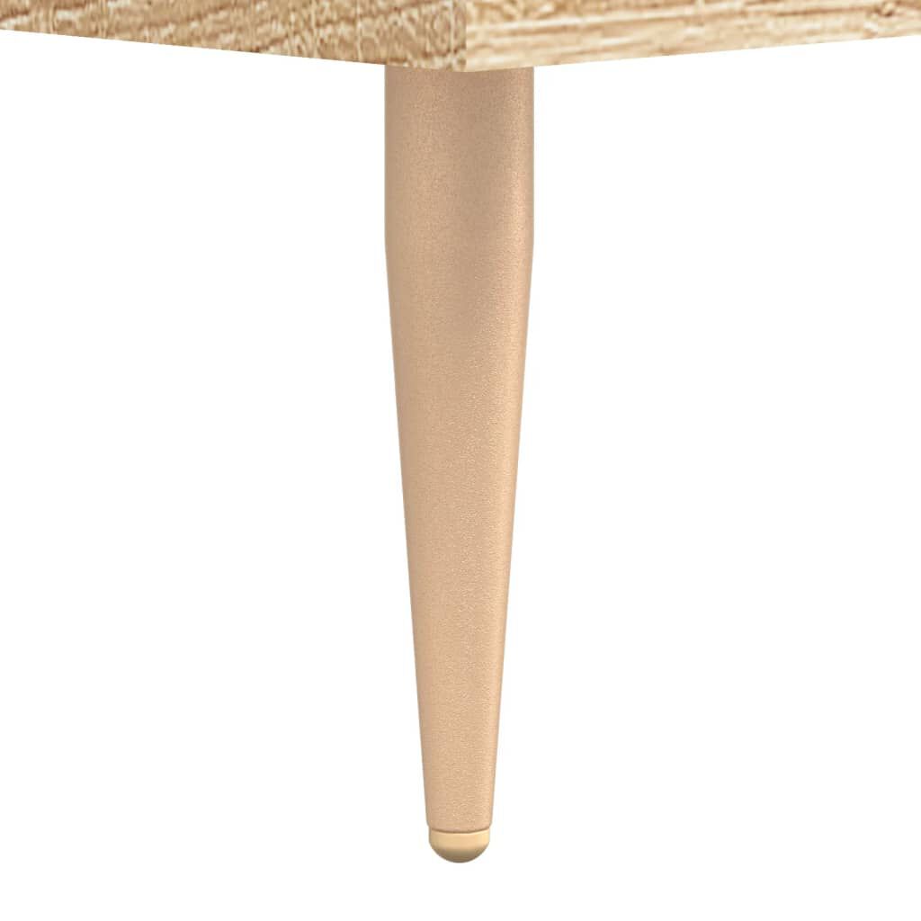 vidaXL Ντουλάπι Sonoma δρυς 69,5 x 34 x 180 εκ. από Επεξεργασμένο Ξύλο