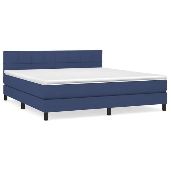 vidaXL &Kappa;&rho;&epsilon;&beta;ά&tau;&iota; Boxspring &mu;&epsilon; &Sigma;&tau;&rho;ώ&mu;&alpha; &Mu;&pi;&lambda;&epsilon; 160x200 &epsilon;&kappa;. &Upsilon;&phi;&alpha;&sigma;&mu;ά&tau;&iota;&nu;&omicron;