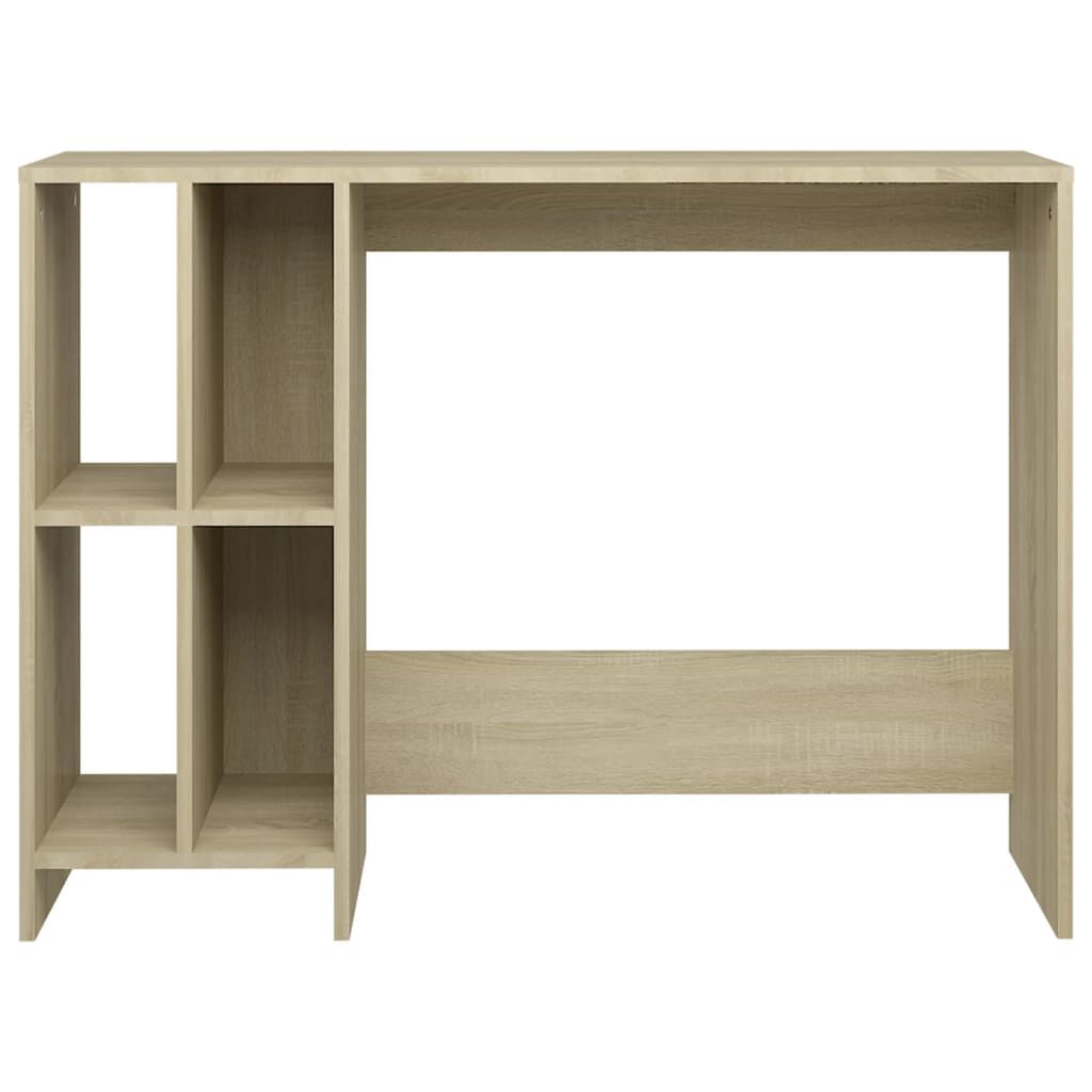 vidaXL Γραφείο Notebook Sonoma Oak 102,5 x 35 x 75 εκ. από Επεξ. Ξύλο