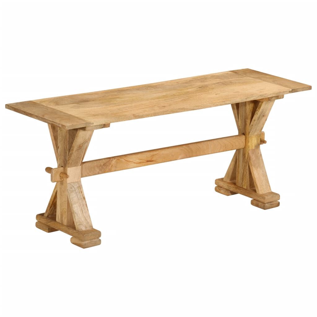 vidaXL Πάγκος 110 x 35 x 45 εκ. από Μασίφ Ξύλο Μάνγκο